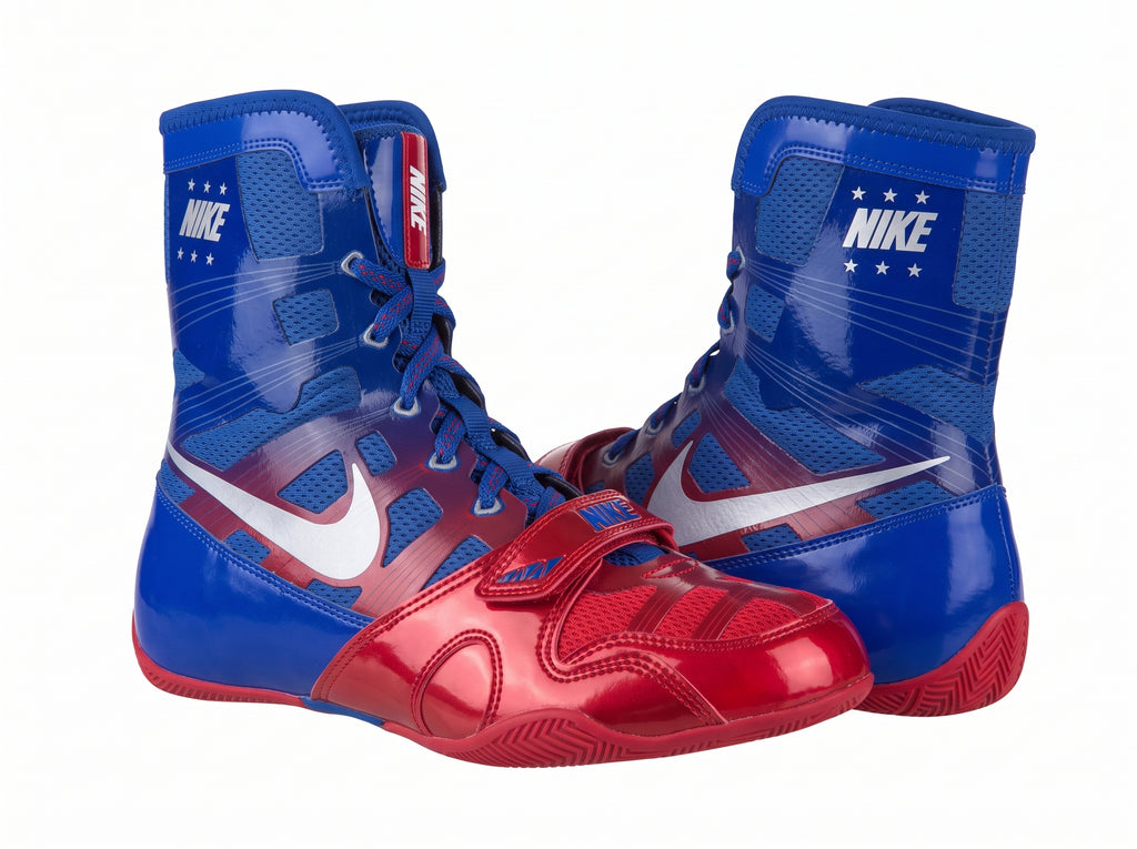 Nike HyperKO 3 Boxing Shoes - Blue/Red