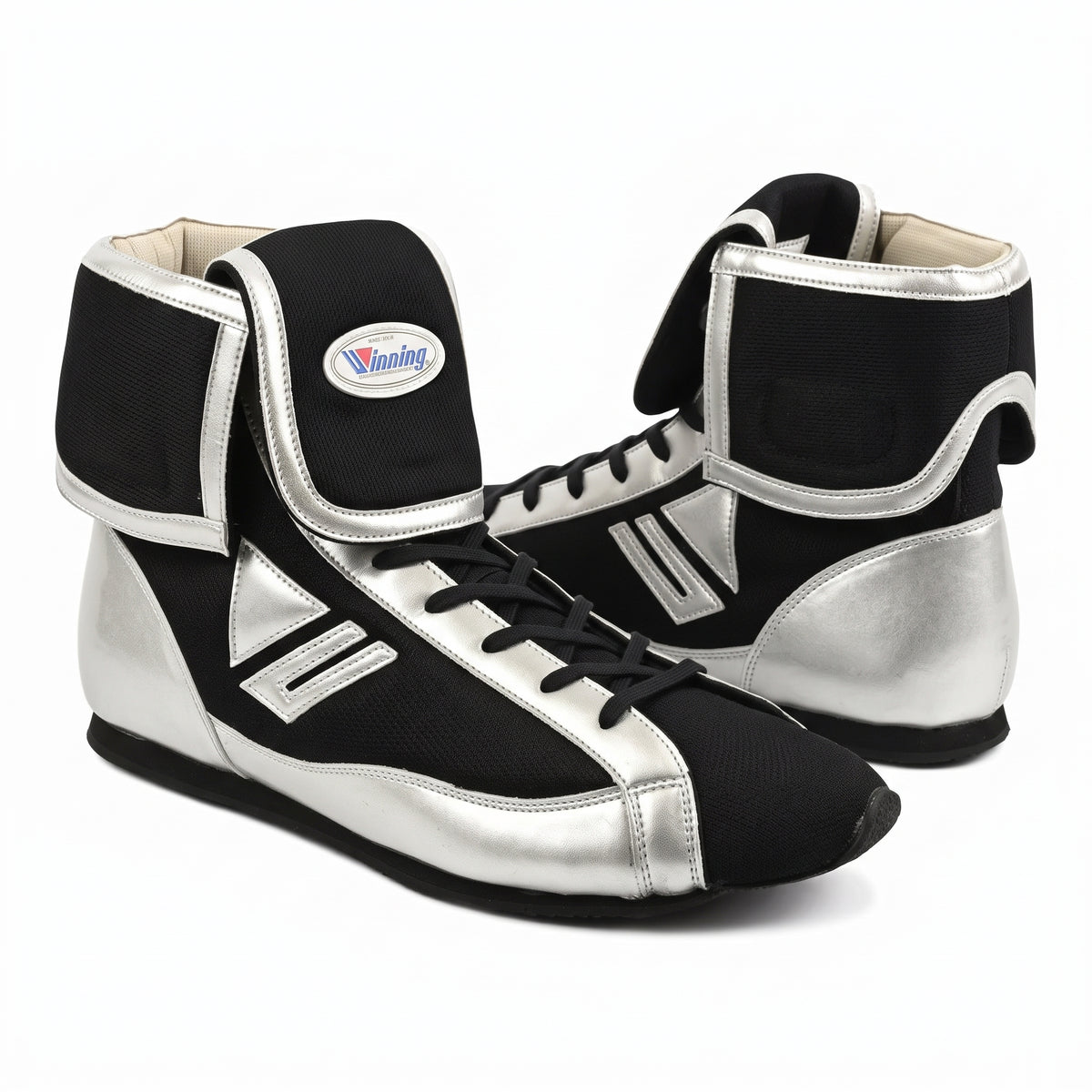 Winning RS-100 Boxing Shoes - Black/White