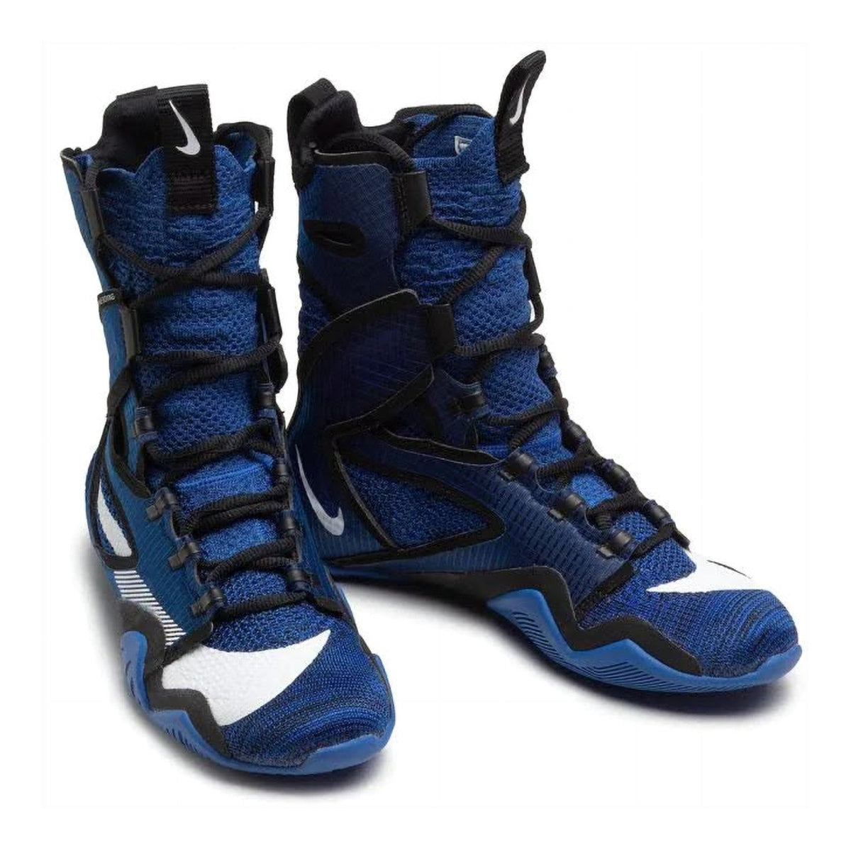 Nike HyperKO 2 royal blue and black boxing shoes, alternate angle