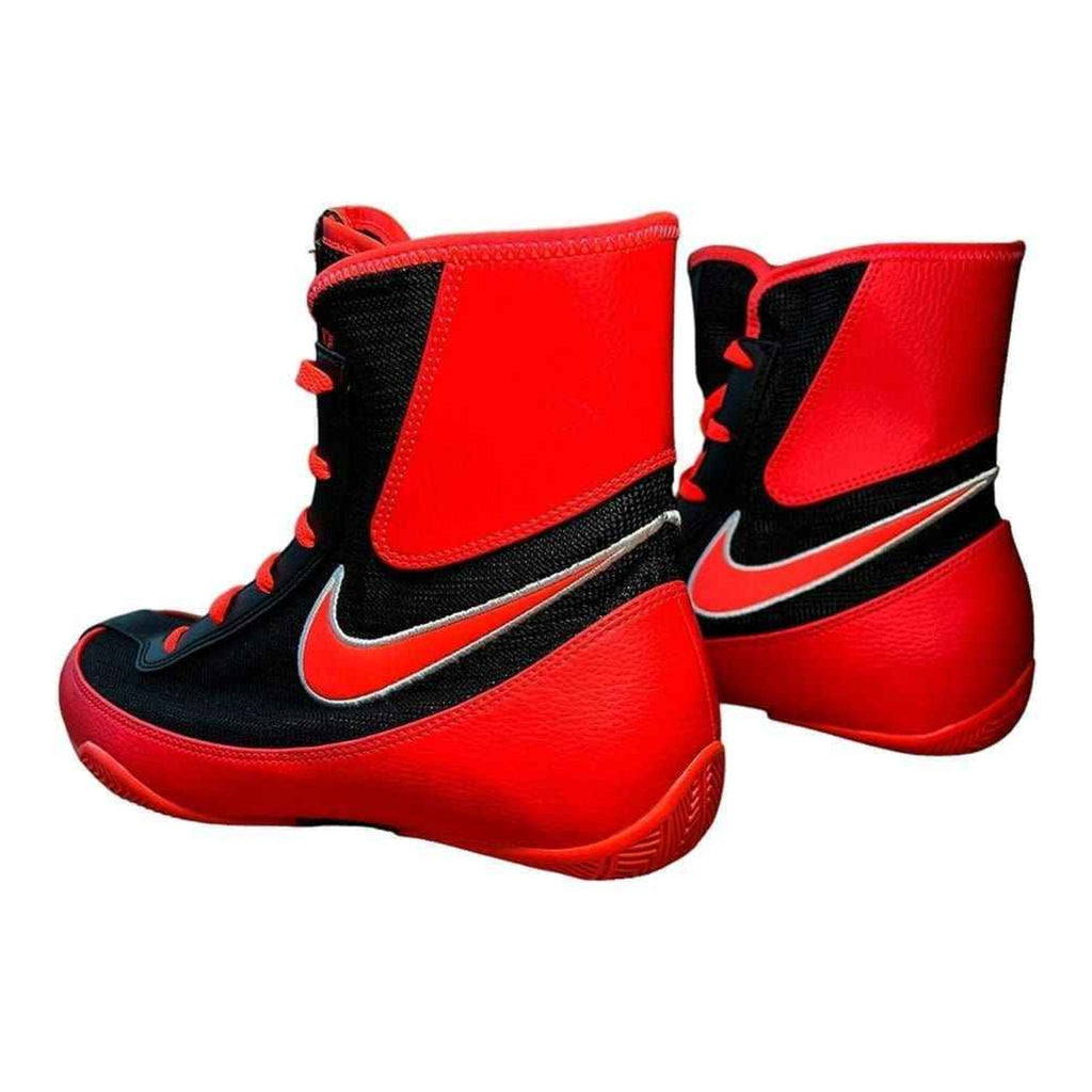 Nike Tawa Crimson/Black crossover outsole detail for boxing and mat grip