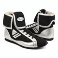 Winning RS-100 boxing shoes in Black and White, Japanese high-top lace-up boxing shoe